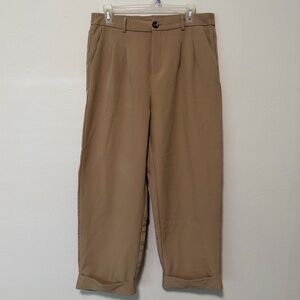 Women Tan Trouser Pants